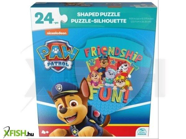 Mancs Őrjárat: Jelvény alakú puzzle, Barátság - 24 darabos