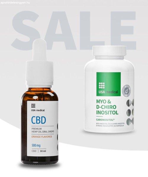 CBD Olaj 500 mg + Myo Inozitol