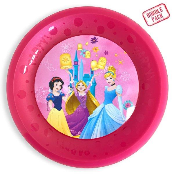 Disney Hercegnők Live Your Story micro prémium műanyag lapostányér 4 db-os
szett 21 cm