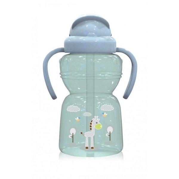 Baby Care szívószálas sportitató 325ml - Mint green