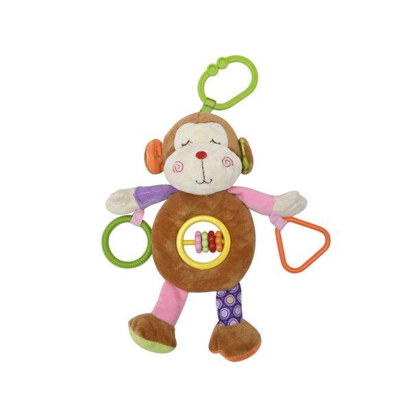 Lorelli Toys plüss csörgőjáték - Majom