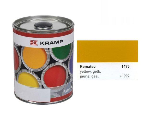 Festék Komatsu sárga, 1997-től - 1 liter (1475)