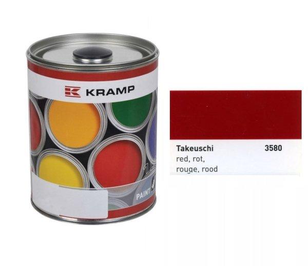 Festék Takeuchi piros - 1 liter (3580)