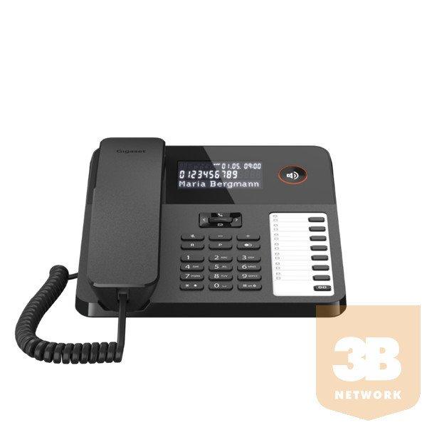 GIGASET Telefon DESK 600 telefon, fekete