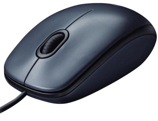 Logitech M100 USB egér fekete