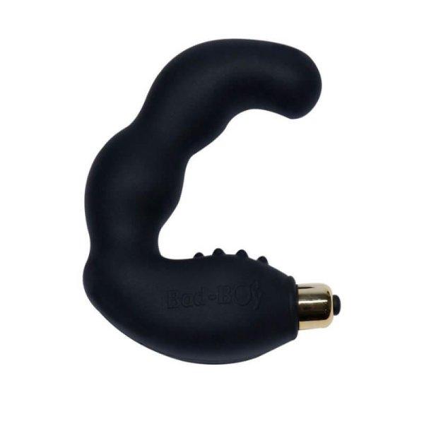 Rocks-Off Bad-Boy - Szilikon vízálló prosztata vibrátor - 14 cm (fekete)
