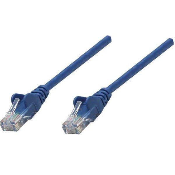 Manhattan Kábel - U/UTP Patch (RJ45 to RJ45, Cat6, 0.25m, Kék)