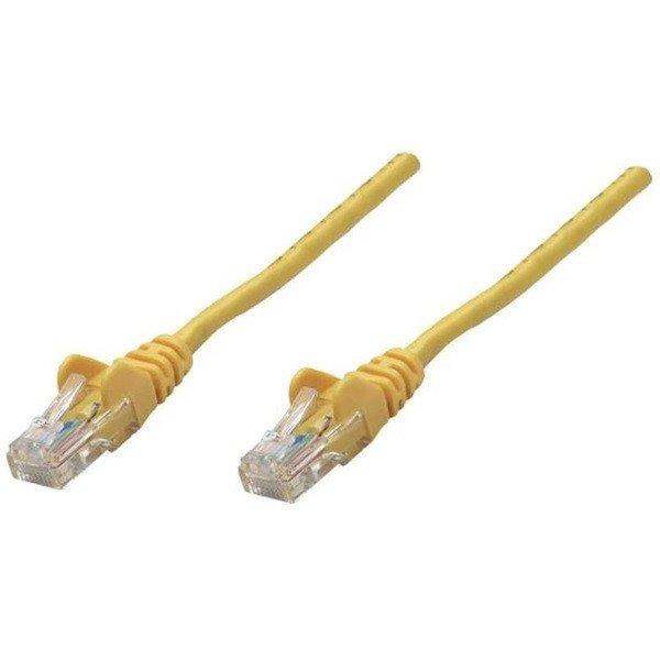 Manhattan Kábel - U/UTP Patch (RJ45 to RJ45, Cat6, 0.5m, Sárga)