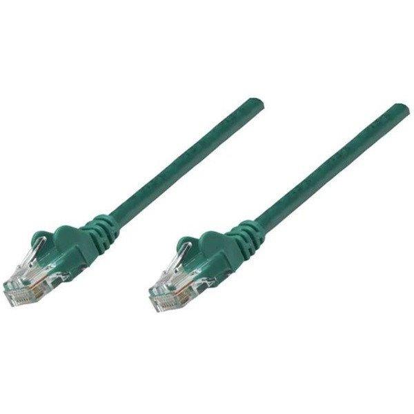 Manhattan Kábel - U/UTP Patch (RJ45 to RJ45, Cat6, 0.5m, Zöld)