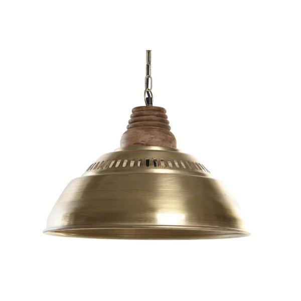 Mennyezeti Lámpa DKD Home Decor Barna Aranysàrga Vas Mangófa 50 W 43 x 43 x
31 cm MOST 76484 HELYETT 48399 Ft-ért!