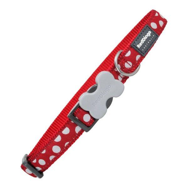 Nyakörv Red Dingo Pöttyös (2,5 x 41-63 cm) MOST 9560 HELYETT 5366 Ft-ért!