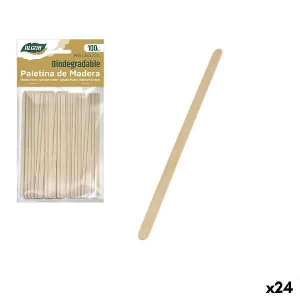 Kávékeverő készlet Algon Fa 100 Darabok 140 x 1,3 x 5 mm (24 egység) MOST
9722 HELYETT 5820 Ft-ért!