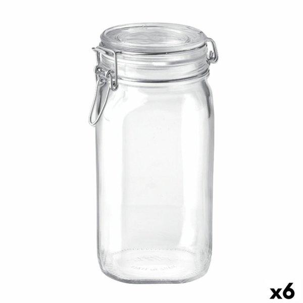 Élelmiszer tartósító tartály Bormioli Rocco fido Átlátszó Üveg (1,5 L)
(6 egység) MOST 20627 HELYETT 14220 Ft-ért!