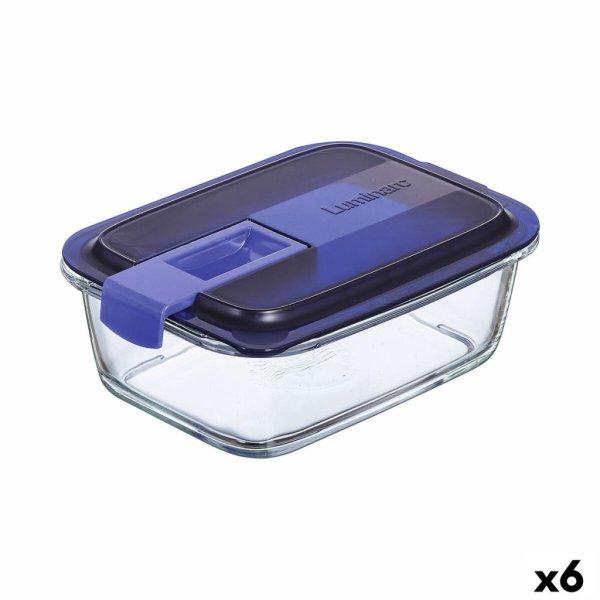 Hermetikus ebéddoboz Luminarc Easy Box Kék Üveg (6 egység) (820 ml) MOST
38757 HELYETT 27341 Ft-ért!