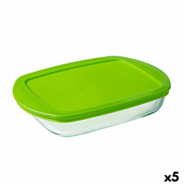 Négyszögletes uzsonnás doboz fedéllel Pyrex Prep&store Px Zöld 1,6 L 28 x
20 cm Üveg (5 egység) MOST 54558 HELYETT 41057 Ft-ért!