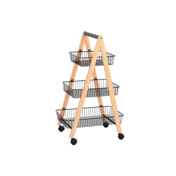 Gyümölcsöstál Home ESPRIT Fekete Természetes Acél Fenyő 48 x 32 x 79 cm
MOST 74752 HELYETT 47308 Ft-ért!