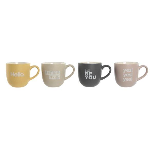 4 Darabos Bögre Szett Home ESPRIT Sárga Bézs szín Szürke Rózsaszín
Porcelán 410 ml 13 x 9 x 9,4 cm MOST 11114 HELYETT 6655 Ft-ért!