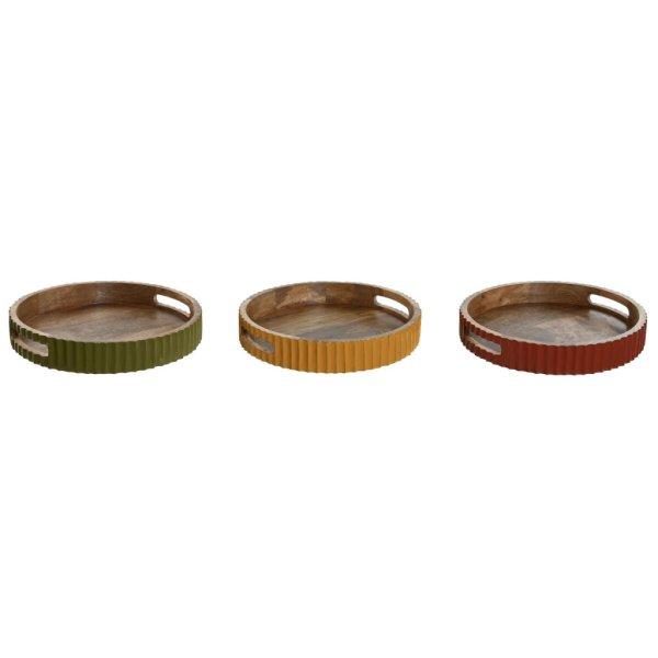 Tálca Home ESPRIT Sárga Zöld Korall Mangófa 30 x 30 x 5 cm (3 egység) MOST
53746 HELYETT 31459 Ft-ért!
