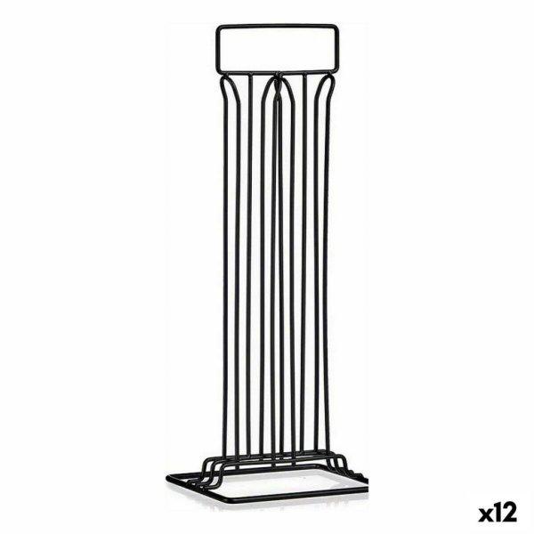 Kávékapszula rendező Kinvara 92310 Fekete Acél 15,5 x 37,5 x 10 cm (12
egység) MOST 40033 HELYETT 27283 Ft-ért!