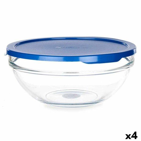 Kerek ebéddoboz fedéllel Pasabahce Chefs Kék 1,7 L 20,5 x 9 x 20,5 cm (4
egység) MOST 14409 HELYETT 8623 Ft-ért!