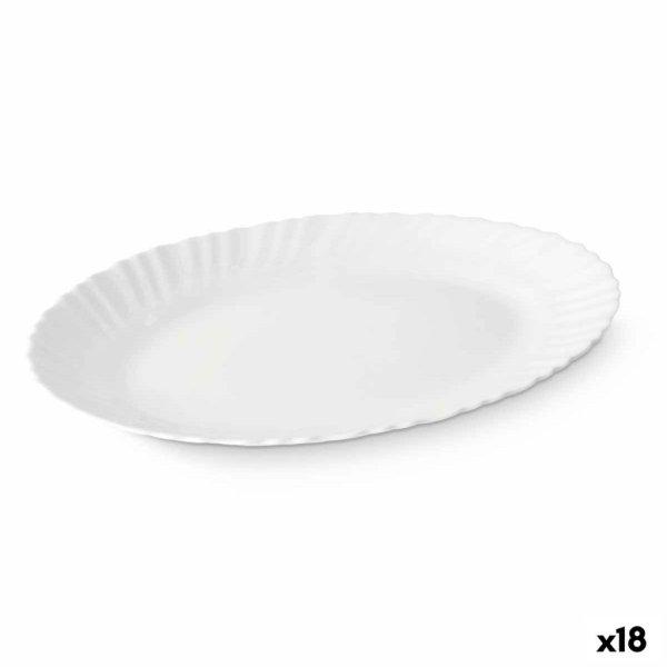 Szervírozótányér Vivalto LXYP-135 Fehér Opálüveg 34 x 2,5 x 25 cm (18
egység) MOST 42686 HELYETT 26192 Ft-ért!