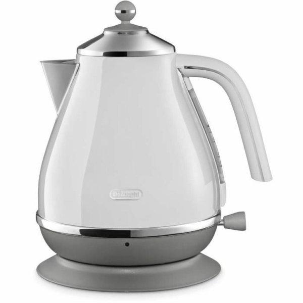 Vízforraló DeLonghi Fehér Rozsdamentes acél 1,7 L 2000 W MOST 88001 HELYETT
66224 Ft-ért!