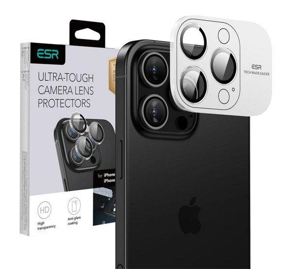 ESR kameravédő üveg (9H) ÁTLÁTSZÓ Apple iPhone 16 Pro Max, iPhone 16 Pro