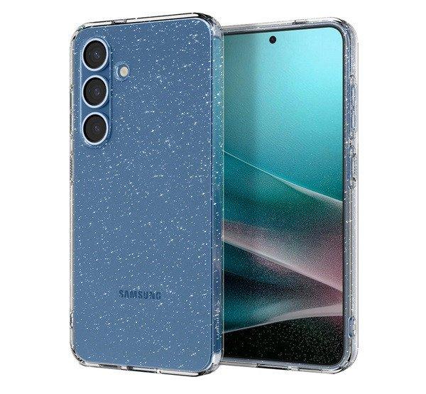 SPIGEN LIQUID CRYSTAL GLITTER szilikon telefonvédő (ütésállóság,
légpárnás sarok, csillámporos) ÁTLÁTSZÓ Samsung Galaxy S25 (SM-S931)