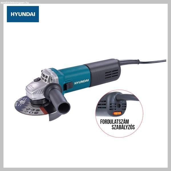 Hyundai Fordulatszám szabályzós Sarokcsiszoló 125 mm, 1050W HYD-1050MS