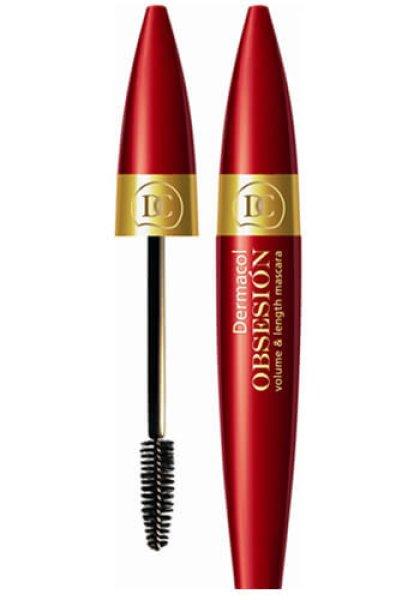 Dermacol Dúsító és hosszabbító
szempillaspirál (Obsesión Volume & Length Mascara) 12 ml 01 Black