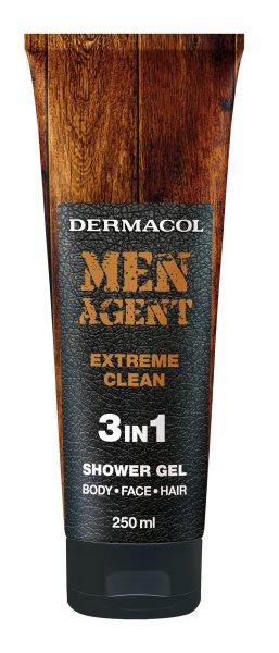 Dermacol Tusfürdő férfiaknak 3 az 1- ben Extreme Clean Men Agent
(Shower Gel) 250 ml