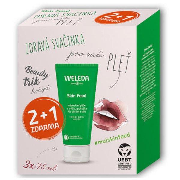 Weleda Univerzális tápláló krém ajándékcsomag
Skin Food 3 x 75 ml