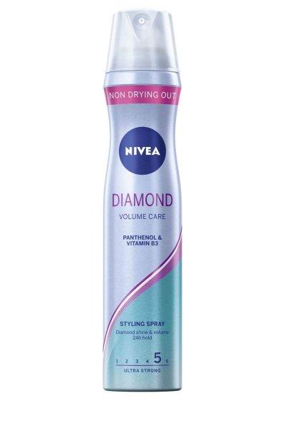 Nivea Ápoló hajlakk a ragyogó fény érdekében
Diamond Volume Care (Styling Spray) 250 ml