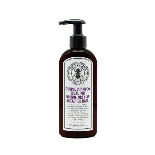 Captain Fawcett Színezett sampon ősz és fehér hajra (Purple
Shampoo) 250 ml