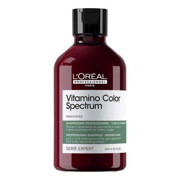 L'Oréal Professionnel Semlegesítő sampon barna hajra Vitamino
Color Spectrum Green Dyes (Professional Shampoo) 300 ml