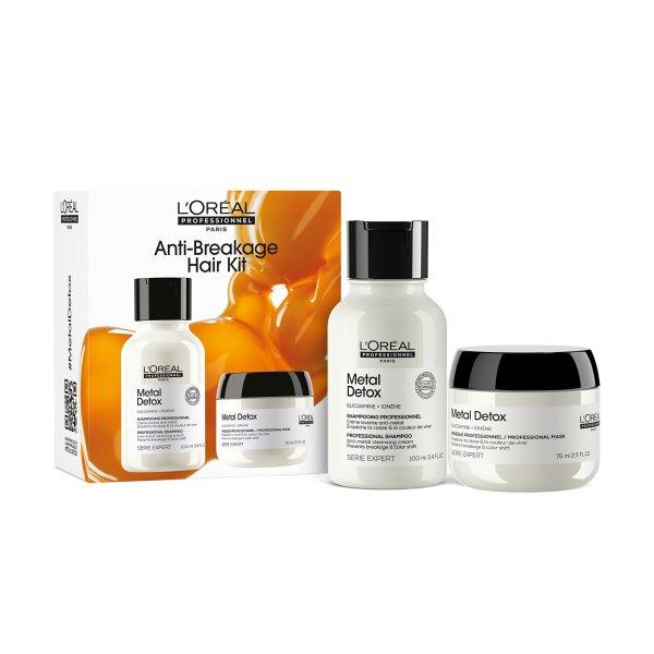 L'Oréal Professionnel Hajápoló ajándékcsomag Metal
Detox Mini Duo Kit