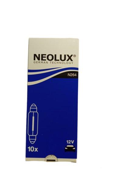 Neolux N264 12V 10W SV8.5-8 C10W szofita izzó