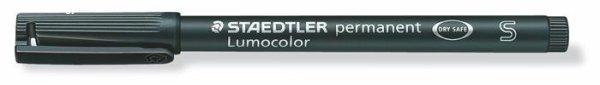 Alkoholos marker, OHP, 0,4 mm, STAEDTLER "Lumocolor® 313 S", fekete