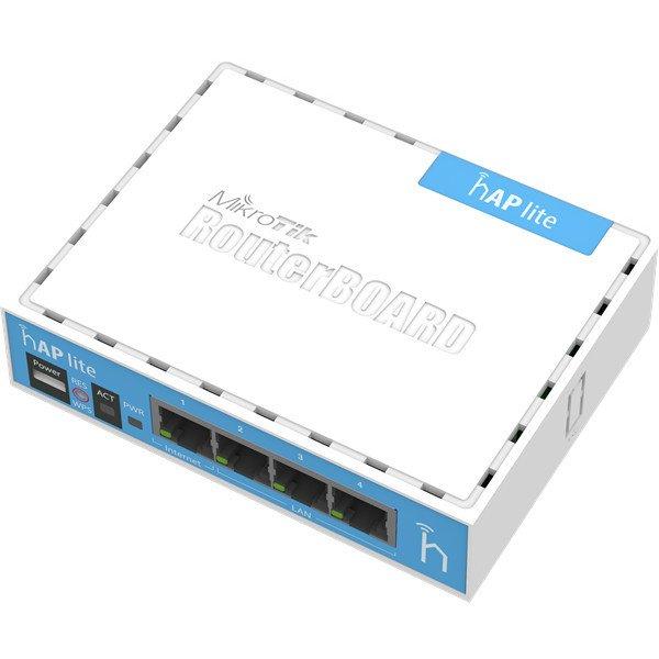 MIKROTIK Wireless Router RouterBOARD 2,4GHz, 4x100Mbps, 300Mbps, Asztali -
RB941-2ND