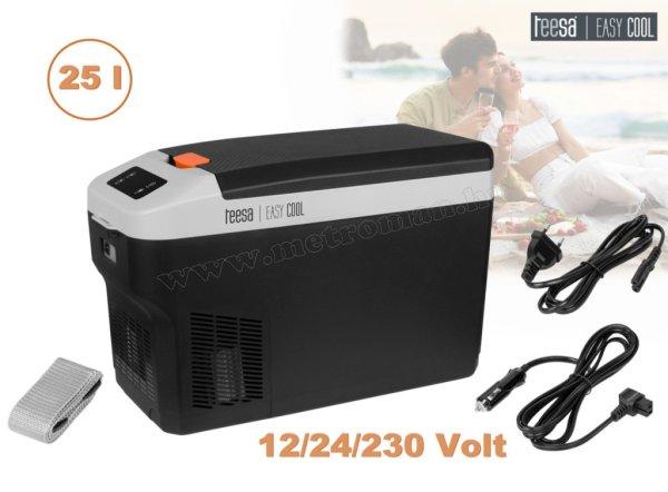 Autós kompresszoros Hűtőláda Fagyasztóláda TEESA5007 25L DC12/24V AC 230V