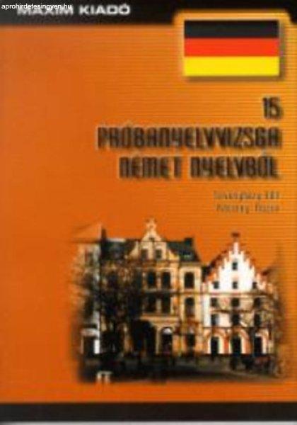 15 próbanyelvvizsga német nyelvből - Sövényházy Edit; Kászony Rózsa