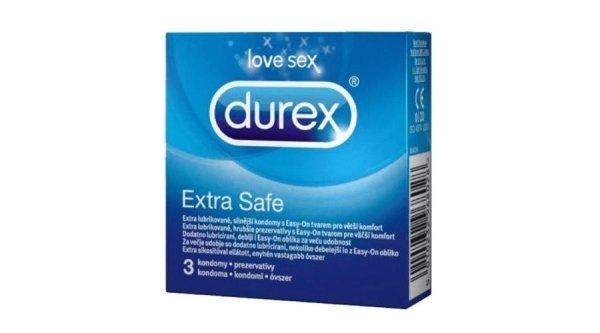 Durex óvszer 3 db Extra Safe