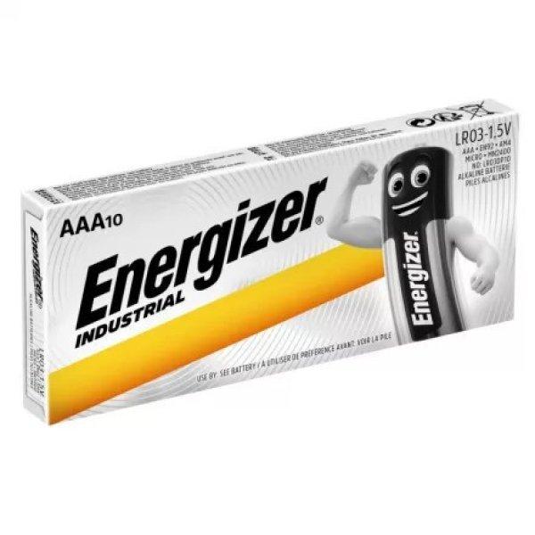 Energizer INDUSTRIAL AAA mikró elem (LR03) dobozos/10