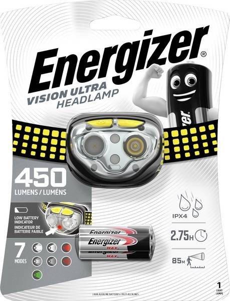 Energizer fejlámpa VISION ULTRA 450 lumen ÚJ!!!