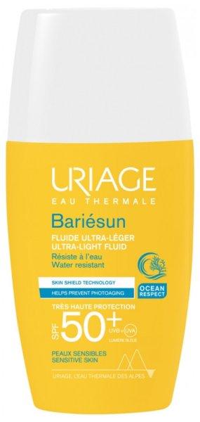 Uriage Napvédő fluid arcra SPF 50+ Bariesun (Ultra-Light Fluid) 30 ml