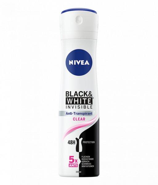 Nivea Deo 150ml B&W Invisible Clear