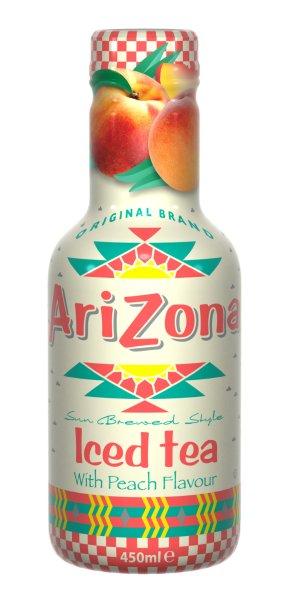 Arizona fekete tea barack 450 ml