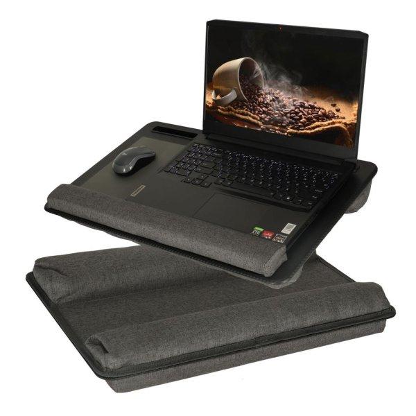 Laptop asztali állvány fekete