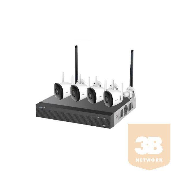 Imou IP wifi csőkamera szett - NVR1104/F22 kit (4x 2MP-2,8mm, H265, mikr.,
IR30m; 1x NVR 4csat, 1TB HDD)