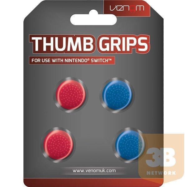 VENOM Nintendo Switch Kiegészítő Thumb Grips Piros és Kék (4-PACK), VS4918